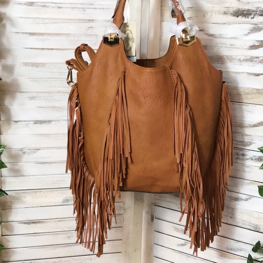 LARGE SOFT FAUX LEATHER BAG - Picture 2 of 8